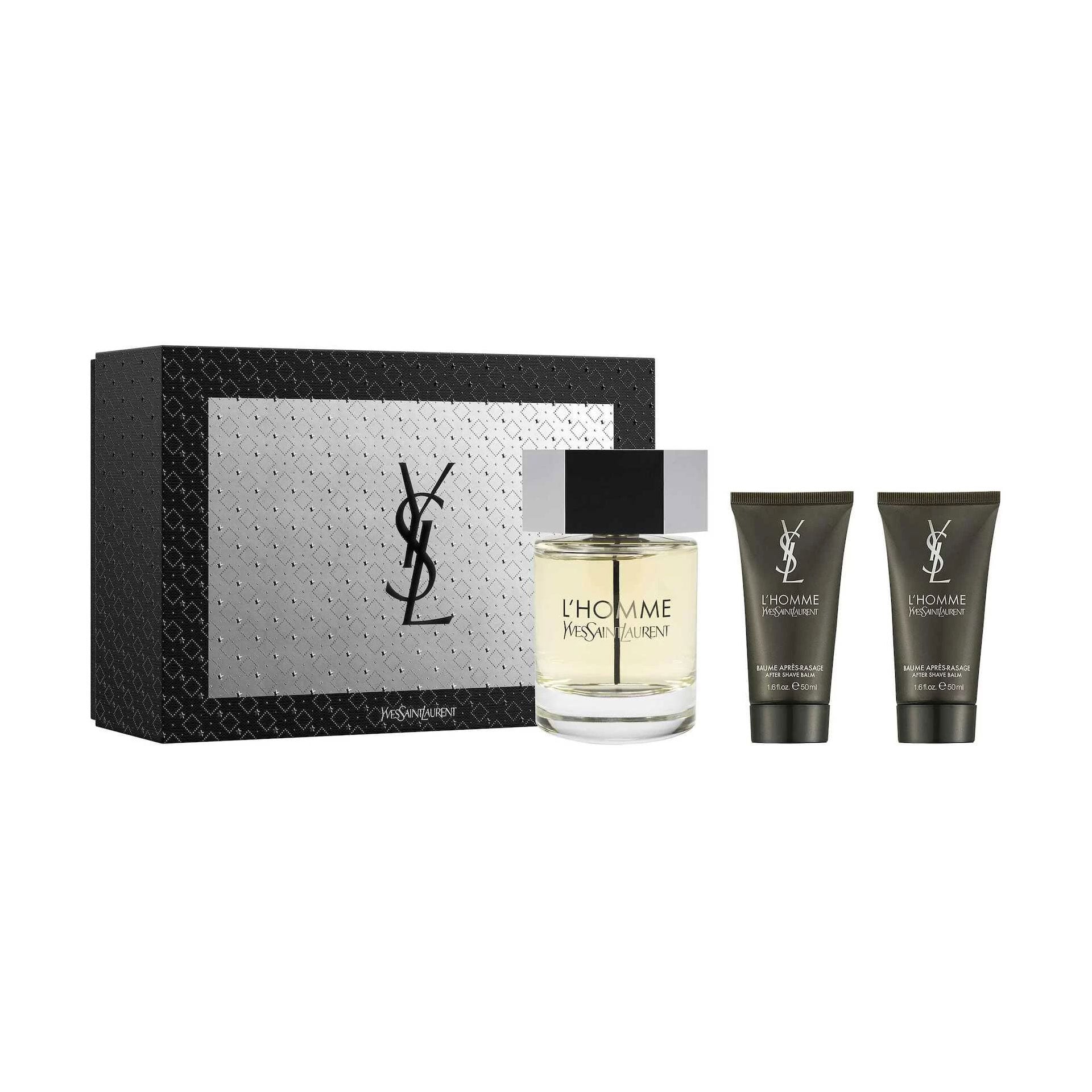 Парфумований набір чоловічий Yves Saint Laurent L'Homme (туалетна вода, 100 мл + лосьйон для тіла, 2*50 мл)